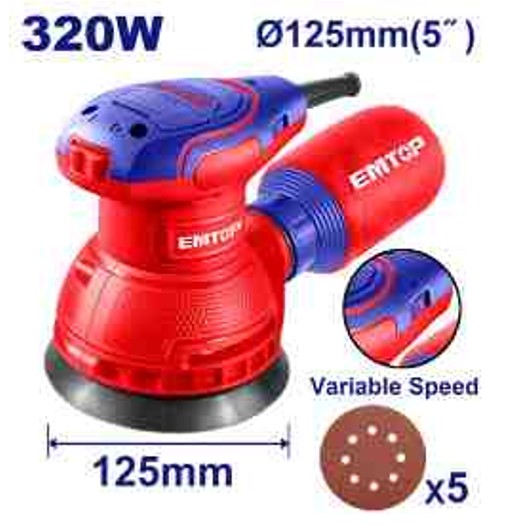 EFSR23206, Rotary sander - AC 220-240V, 320W Professional AC Powered Power Tool with Multi-Function Capability
